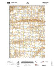 USGS US Topo 7.5-minute map for Woodhawk Hill MT 2020