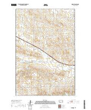 USGS US Topo 7.5-minute map for Woodrow MT 2020