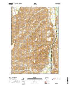 USGS US Topo 7.5-minute map for Wyola MT 2020