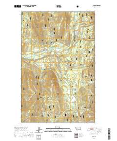 USGS US Topo 7.5-minute map for Yaak MT 2020