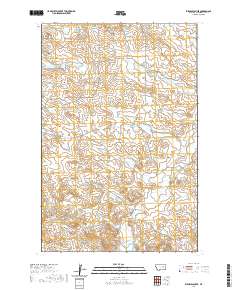 USGS US Topo 7.5-minute map for Ziegele Coulee MT 2020