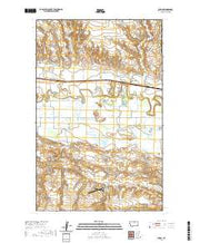 USGS US Topo 7.5-minute map for Zurich MT 2020