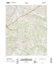 US Topo 7.5-minute map for Apex NC