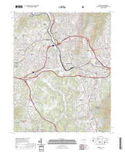 US Topo 7.5-minute map for Asheville NC