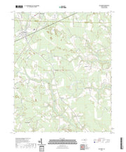 US Topo 7.5-minute map for Aulander NC