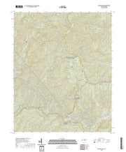 US Topo 7.5-minute map for Bunches Bald NC