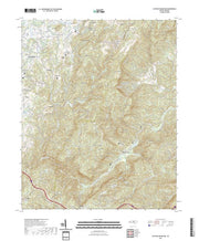 US Topo 7.5-minute map for Cliffield Mountain NC