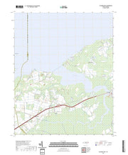 US Topo 7.5-minute map for Columbia West NC