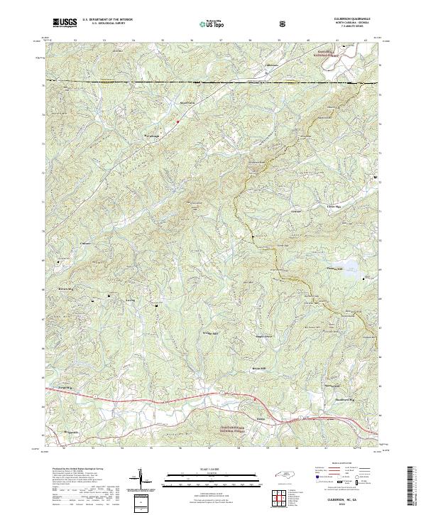 US Topo 7.5-minute map for Culberson NCGA