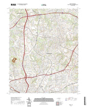 US Topo 7.5-minute map for Derita NC