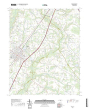 US Topo 7.5-minute map for Dunn NC