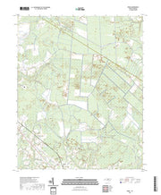 US Topo 7.5-minute map for Ernul NC