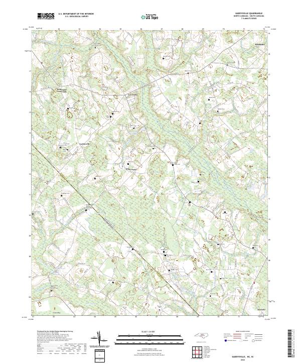 US Topo 7.5-minute map for Gaddysville NCSC