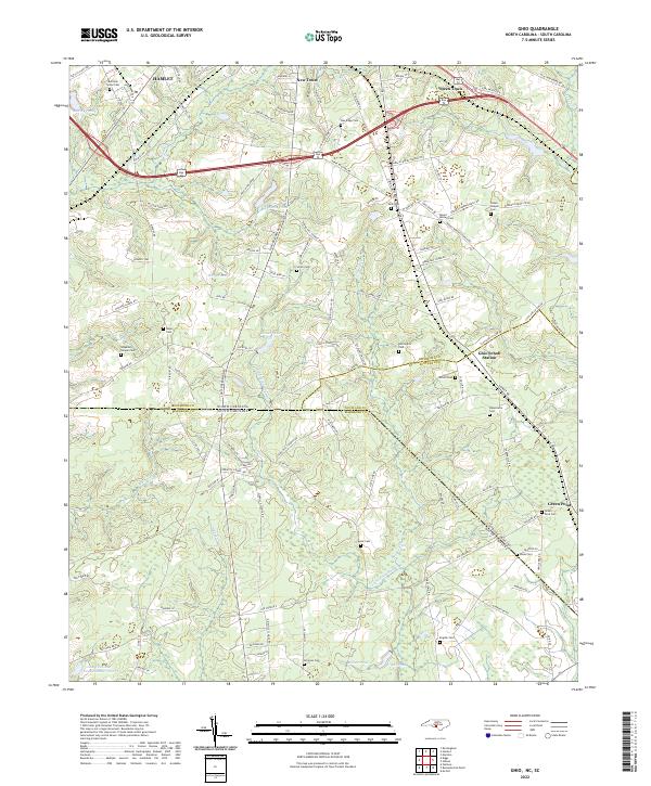 US Topo 7.5-minute map for Ghio NCSC