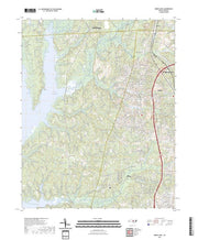 US Topo 7.5-minute map for Green Level NC