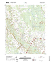 US Topo 7.5-minute map for Greenville NW NC