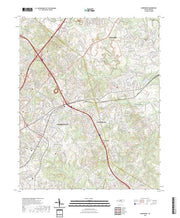 US Topo 7.5-minute map for Harrisburg NC