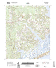 US Topo 7.5-minute map for Hubert NC