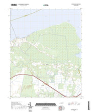 US Topo 7.5-minute map for Leonards Point NC