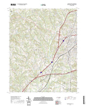 US Topo 7.5-minute map for Lexington West NC