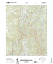 US Topo 7.5-minute map for Linville Falls NC