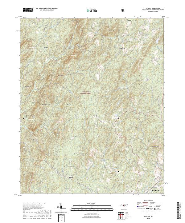 US Topo 7.5-minute map for Lovejoy NC