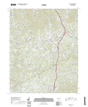 US Topo 7.5-minute map for Mars Hill NC