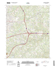 US Topo 7.5-minute map for McLeansville NC