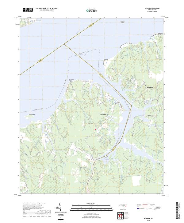 US Topo 7.5-minute map for Merrimon NC