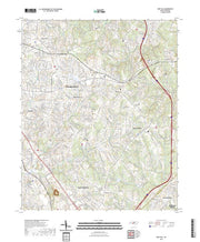 US Topo 7.5-minute map for Mint Hill NC