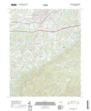 US Topo 7.5-minute map for Morganton South NC