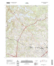 US Topo 7.5-minute map for Mountain Island Lake NC