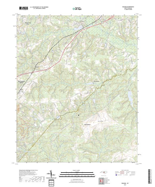 US Topo 7.5-minute map for Niagara NC