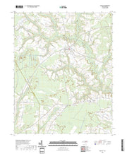 US Topo 7.5-minute map for Oak City NC