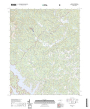 US Topo 7.5-minute map for Oak Hill NC