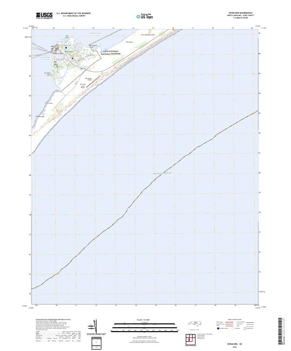 US Topo 7.5-minute map for Ocracoke NC