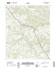 US Topo 7.5-minute map for Peacocks Crossroads NC