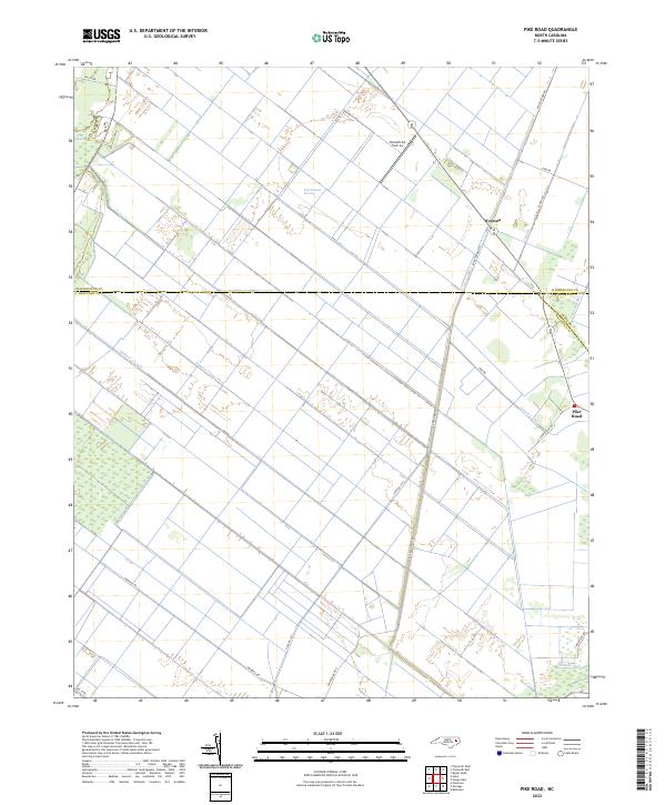 US Topo 7.5-minute map for Pike Road NC