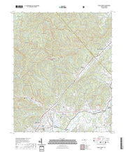 US Topo 7.5-minute map for Pisgah Forest NC