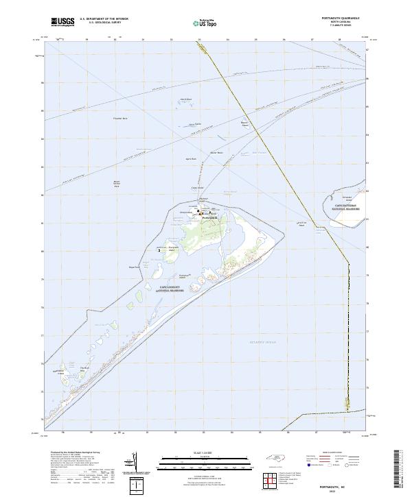 US Topo 7.5-minute map for Portsmouth NC