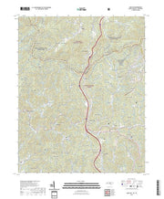 US Topo 7.5-minute map for Sams Gap NCTN