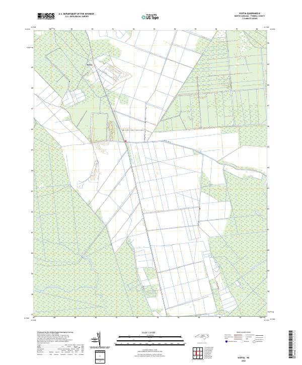 US Topo 7.5-minute map for Scotia NC