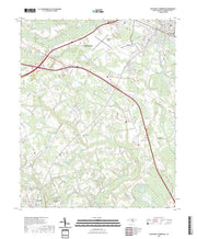 US Topo 7.5-minute map for Southwest Lumberton NC