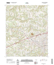 US Topo 7.5-minute map for Statesville West NC