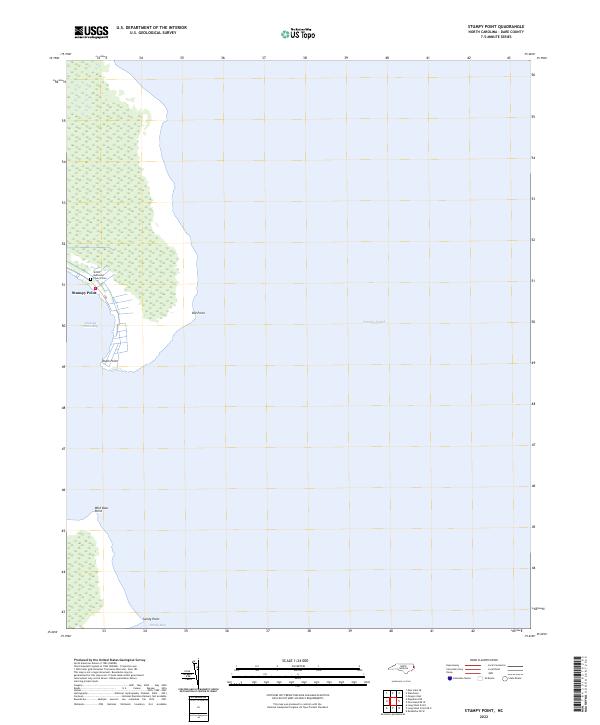 US Topo 7.5-minute map for Stumpy Point NC