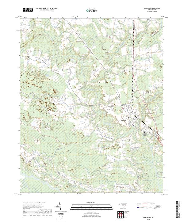 US Topo 7.5-minute map for Vanceboro NC