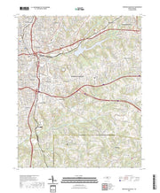 US Topo 7.5-minute map for Winston-Salem East NC