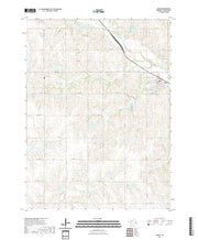 USGS US Topo 7.5-minute map for Adams NE 2021