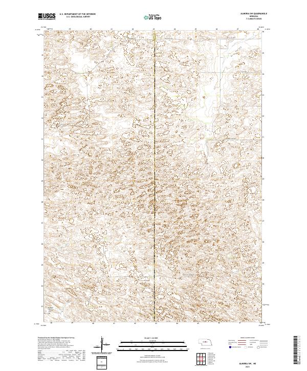 USGS US Topo 7.5-minute map for Almeria SW NE 2021