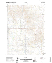 USGS US Topo 7.5-minute map for Angora NE 2021